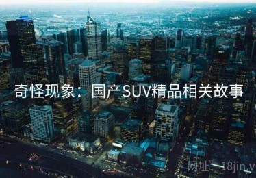 奇怪现象：国产SUV精品相关故事