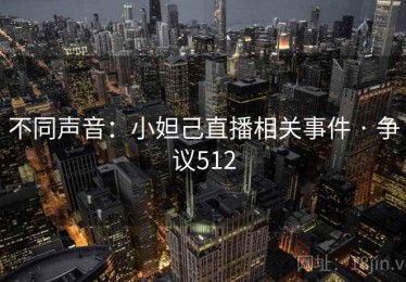 不同声音：小妲己直播相关事件 · 争议512